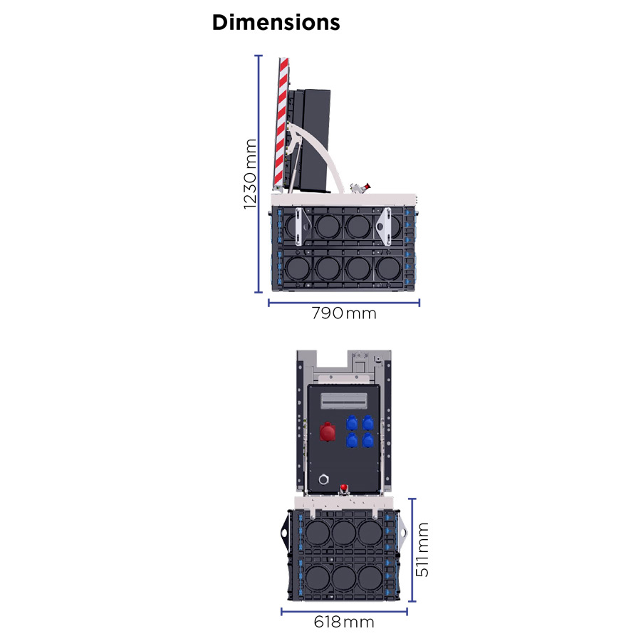 Système de distribution électrique souterrain EK510 Connect