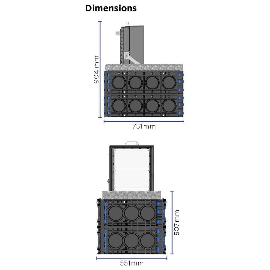 Système de distribution électrique souterrain EK510 Flex