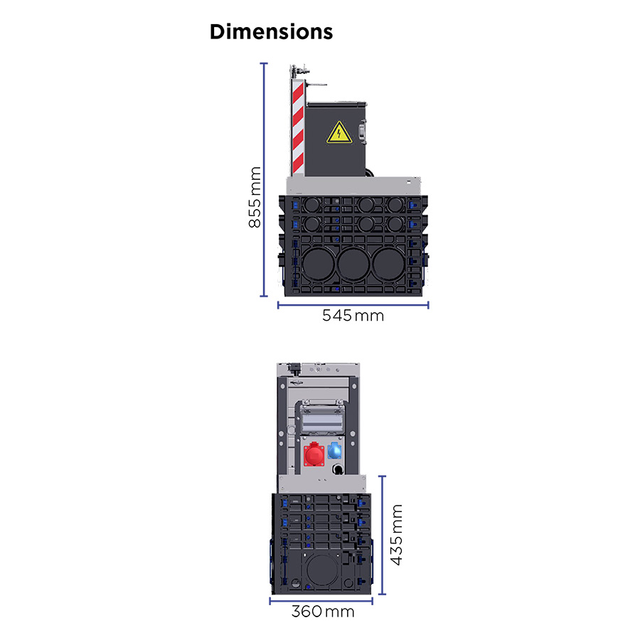 Système de distribution électrique  souterrain EK410 Connect