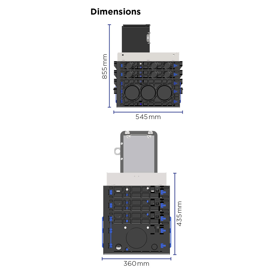 Système de distribution électrique souterrain EK410 Flex
